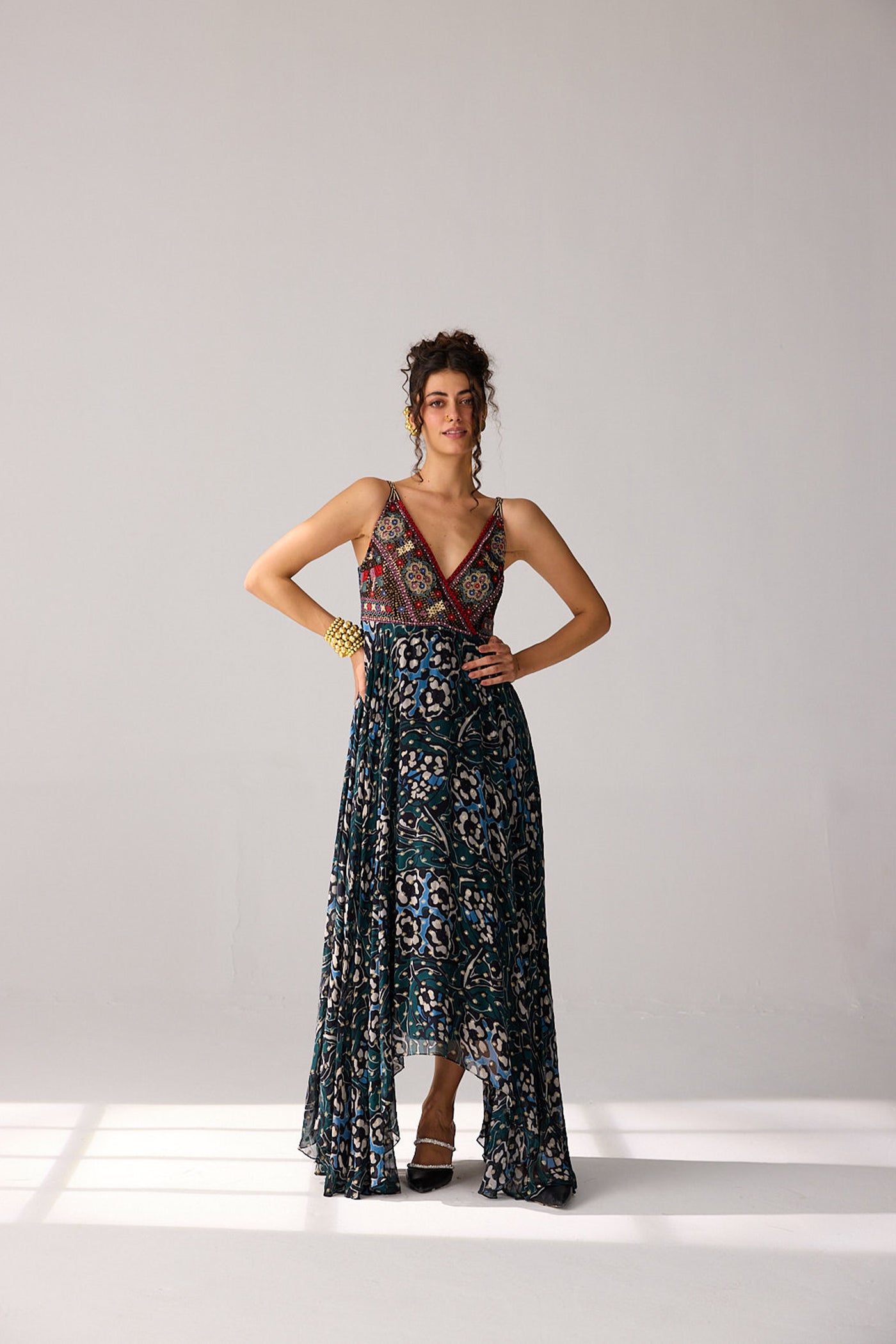 Verb Willow Dress indian designer wear online shopping melange singapore