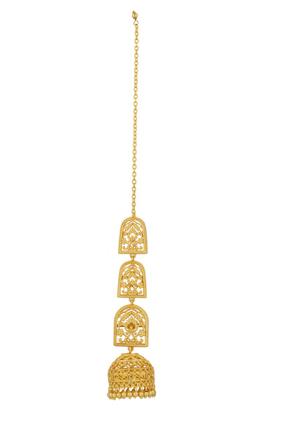 Zariin Bareilly Jhumka Earrings with Strings  indian designer wear online shopping melange singapore