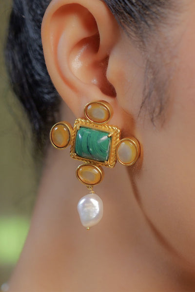 Zariin Cruise Therapy Earrings indian designer wear online shopping melange singapore 