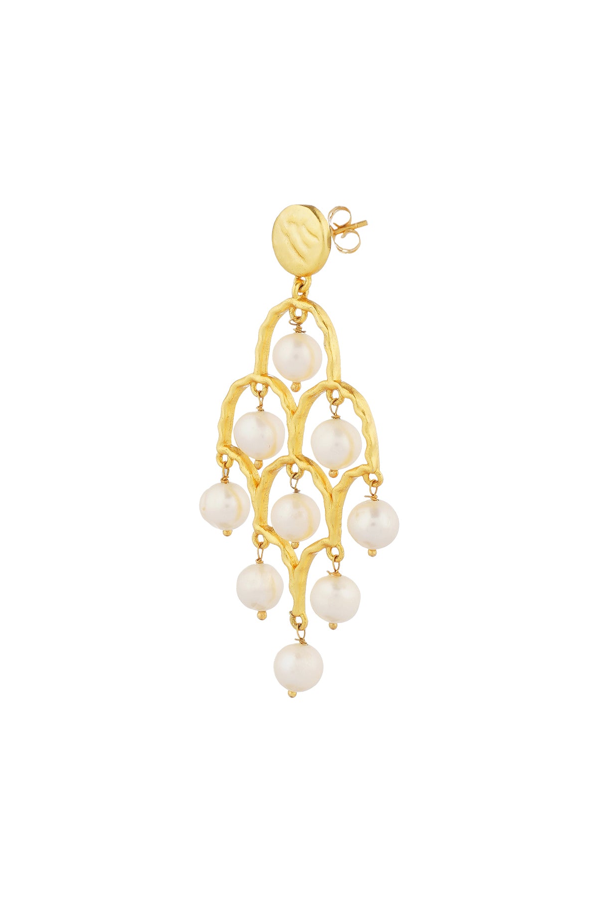 Zariin Dancing Queen Pearl Earrings indian designer wear online shopping melange singapore 