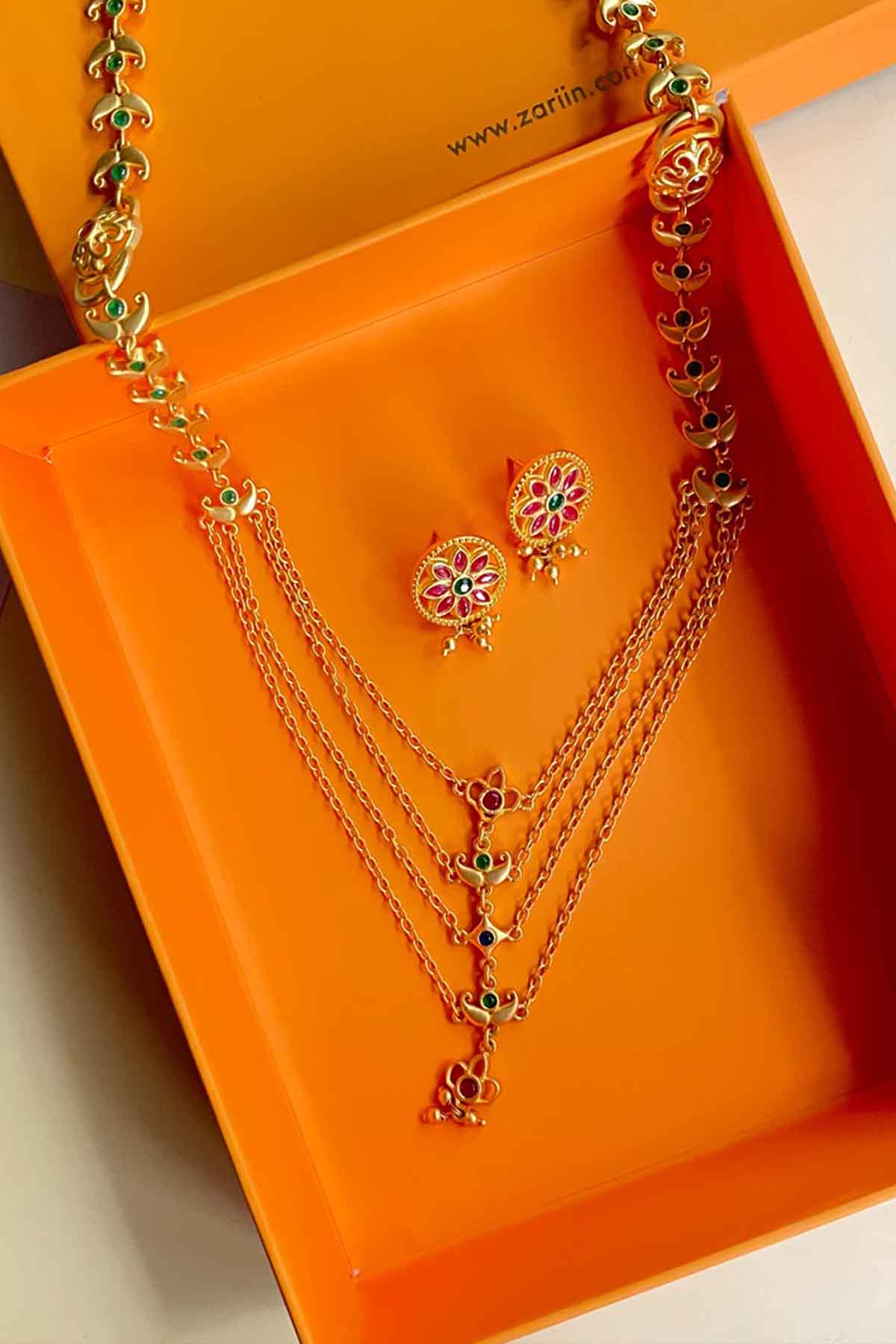 Zariin Flora Grace Gift Set indian designer wear online shopping melange singapore 