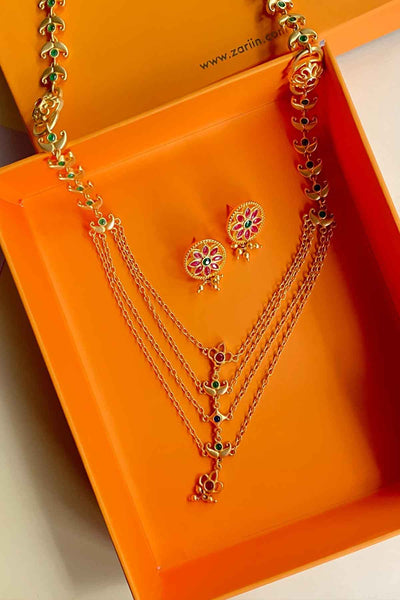 Zariin Flora Grace Gift Set indian designer wear online shopping melange singapore 