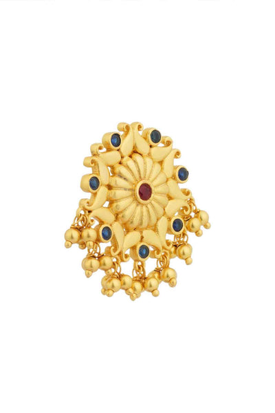 Zariin Floral Wonder Stud Earrings indian designer wear online shopping melange singapore 