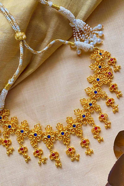 Zariin Glorious Glory Choker Necklaceindian designer wear online shopping melange singapore 
