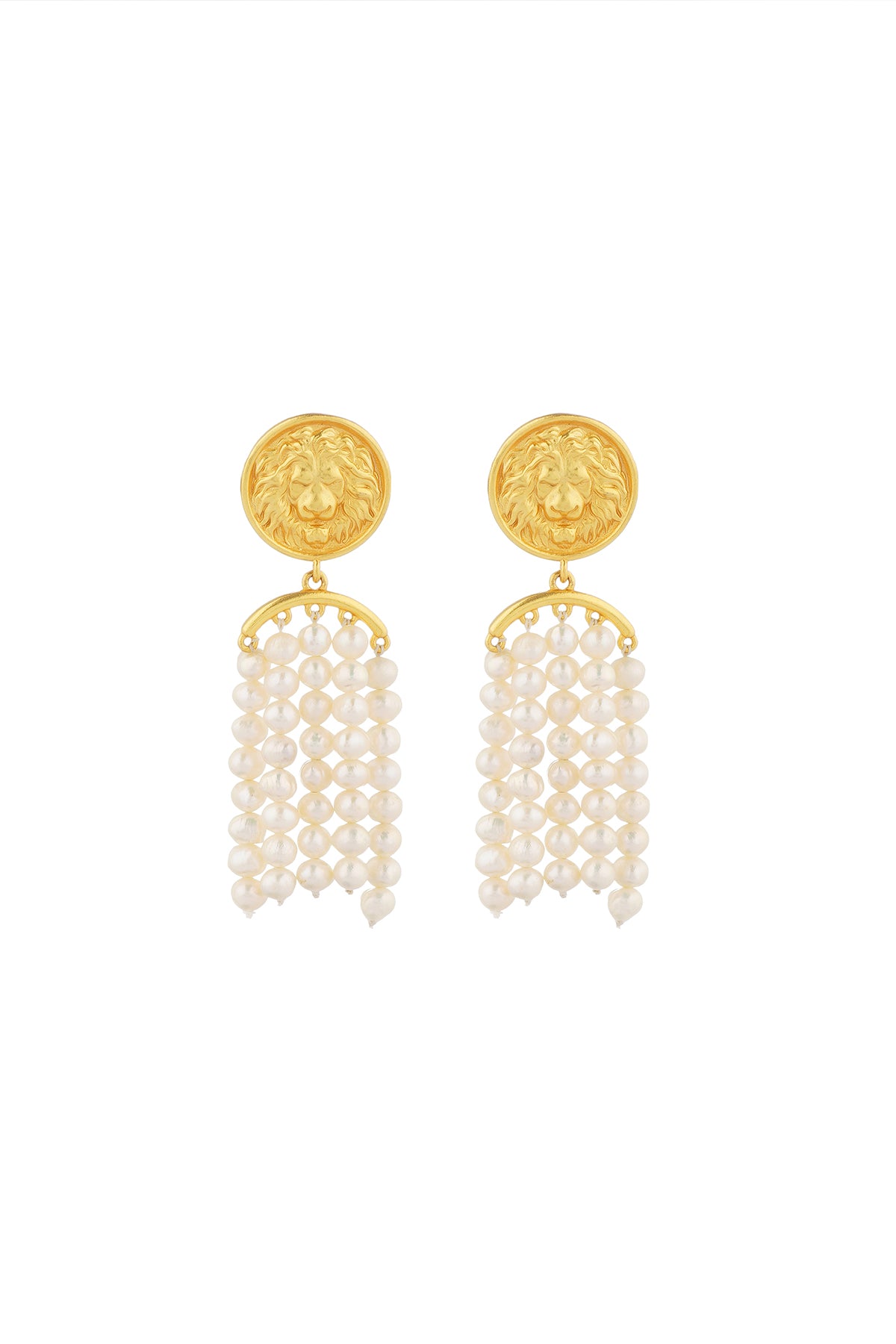 Zariin Grit and Grace Pearl Earrings indian designer wear online shopping melange singapore 