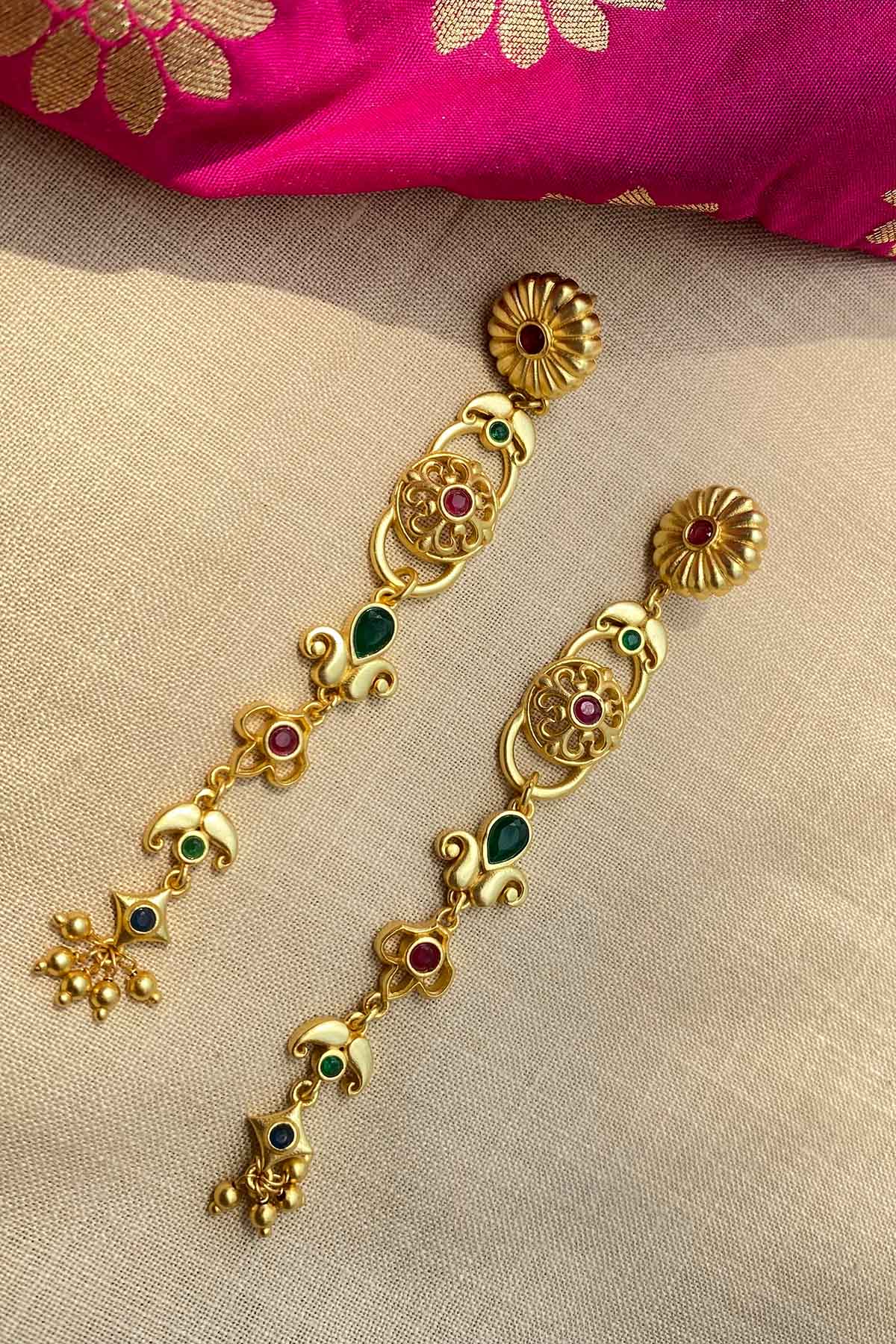 Gulbahaar Statement Earrings