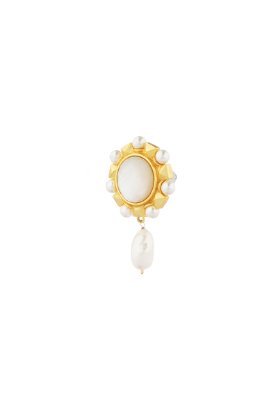 Zariin It's a Pearl World Earrings indian designer wear online shopping melange singapore 
