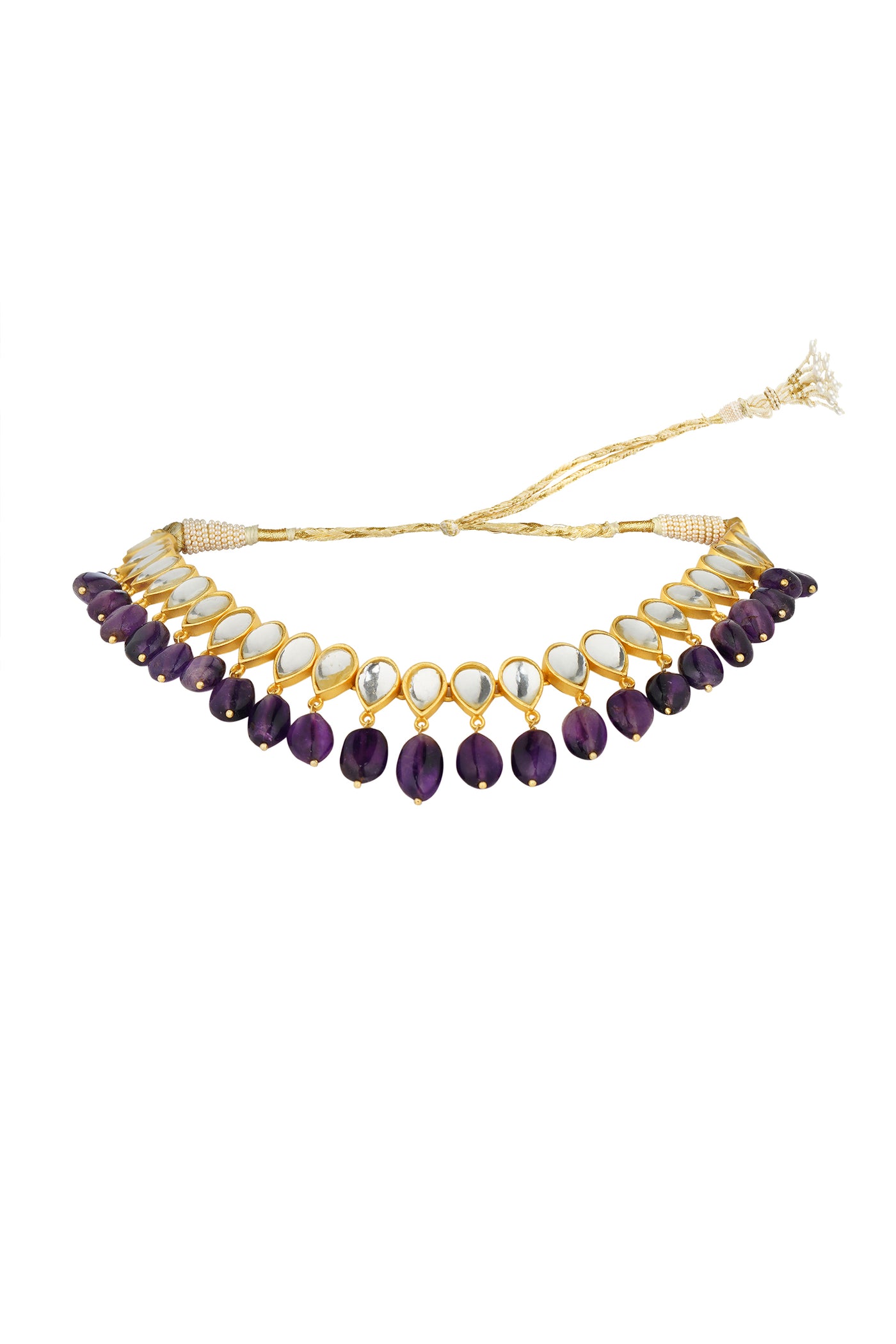 Zariin Jashn Choker Necklace indian designer wear online shopping melange singapore