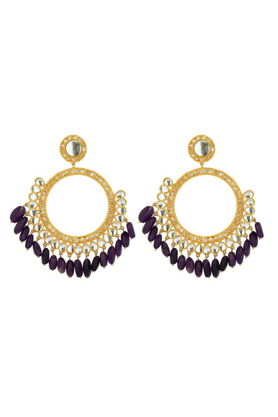 Zariin Mehfil Earrings indian designer wear online shopping melange singapore