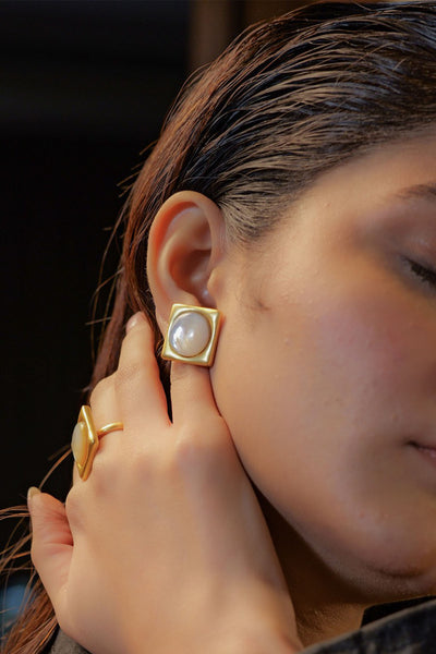 Zariin Live it Up Stud Earrings indian designer wear online shopping melange singapore 