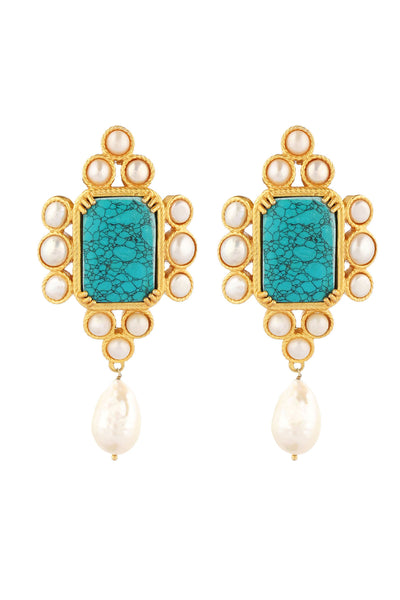 Zariin Santorini Chase Earrings indian designer wear online shopping melange singapore 