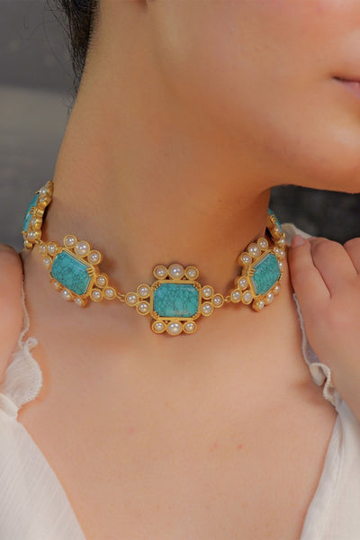 Zariin Santorini Chase Necklace indian designer wear online shopping melange singapore 