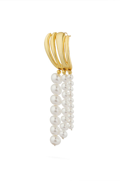Zariin Scent of the Sea Pearl Earrings indian designer wear online shopping melange singapore 