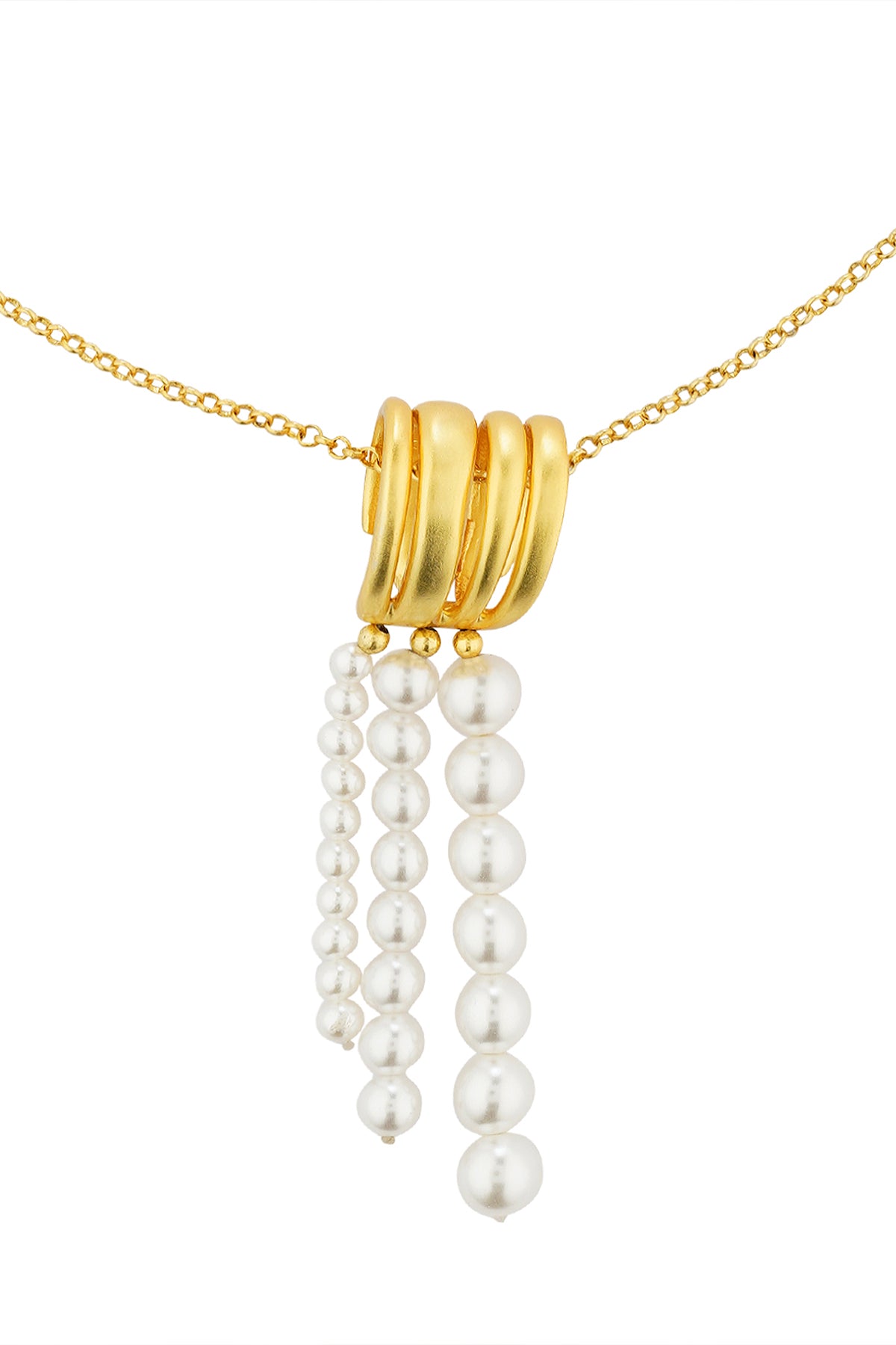 Zariin Scent of the Sea Pearl Pendant Necklace indian designer wear online shopping melange singapore 