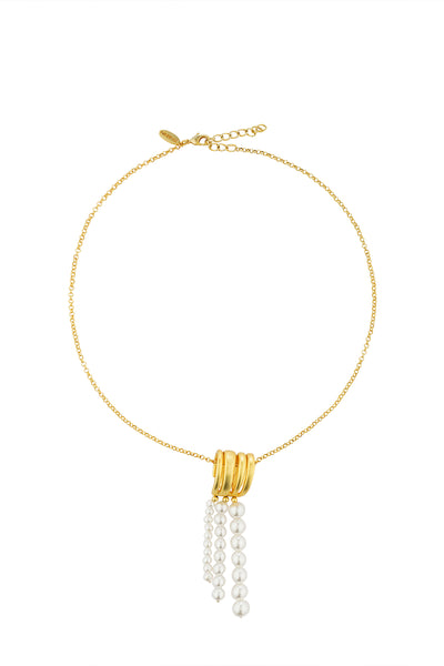 Zariin Scent of the Sea Pearl Pendant Necklace indian designer wear online shopping melange singapore 