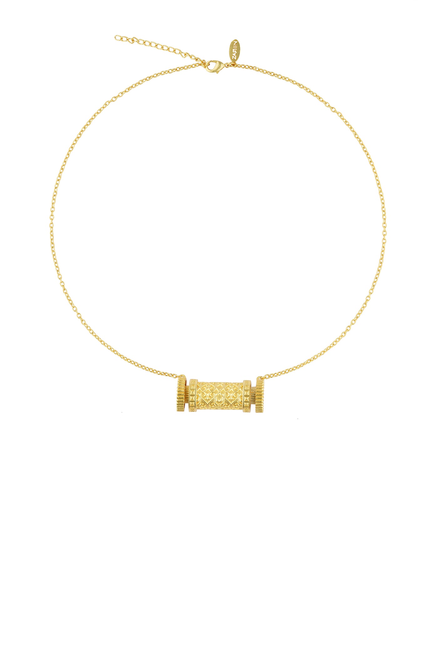 Zariin Scrolls of Time Pendant Necklacee indian designer wear online shopping melange singapore
