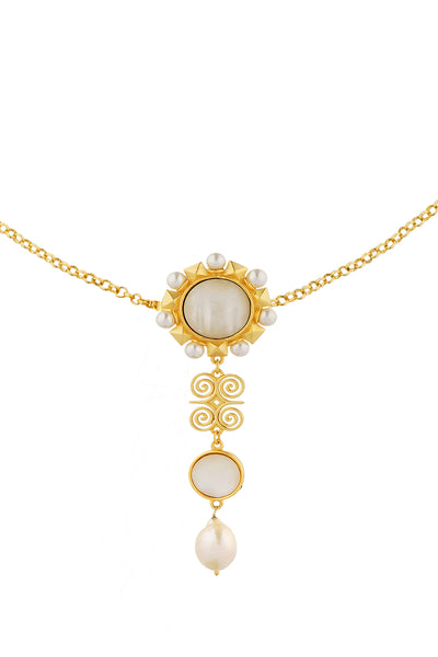 Zariin Souvenirs of Style Pendant Necklace indian designer wear online shopping melange singapore 
