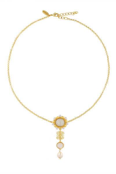 Zariin Souvenirs of Style Pendant Necklace indian designer wear online shopping melange singapore 