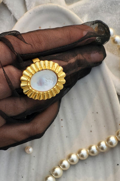 Zariin Sunny Getaway Ring indian designer wear online shopping melange singapore 
