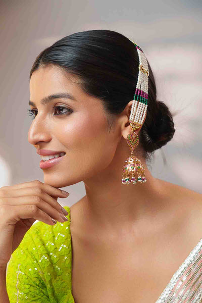 Zevar Bold And Dramatic Pair Of Jhumkas indian designer wear online shopping melange singapore