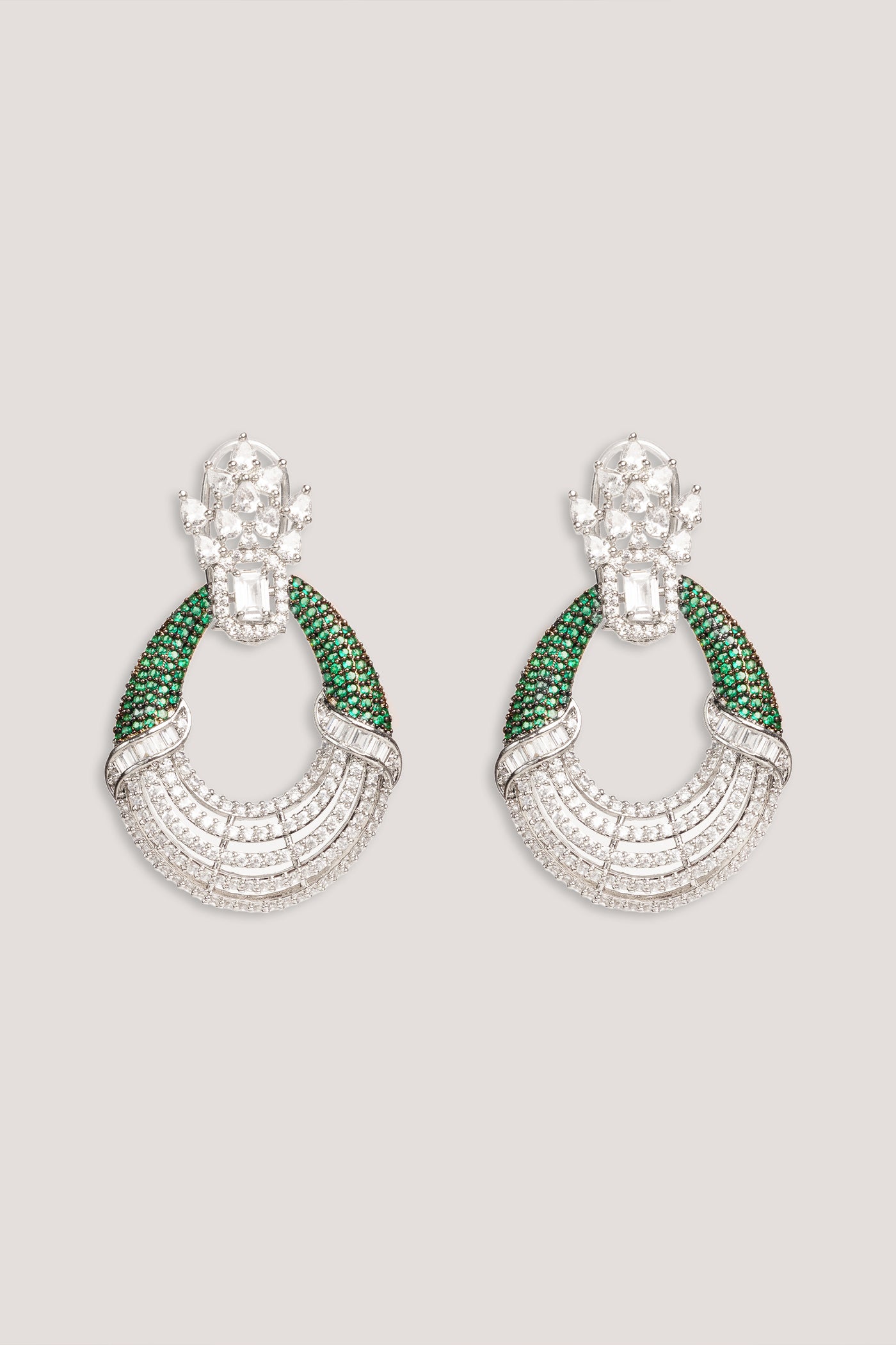 Zevar Classic And Elegant Pair Of Diamond Earrings indian designer wear online shopping melange singapore
