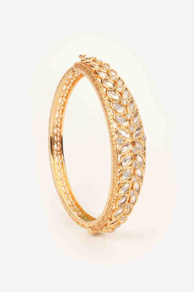 Zevar Classic Kundan Bracelet indian designer wear online shopping melange singapore 