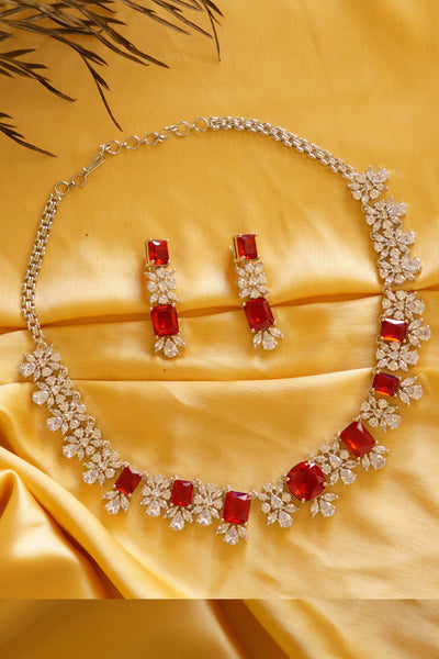 Zevar Dakshina Necklace Set indian designer wear online shopping melange singapore