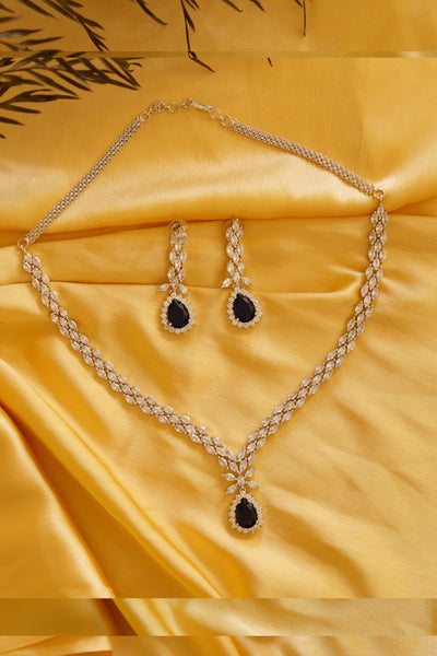 Zevar Drihti Necklace Set indian designer wear online shopping melange singapore