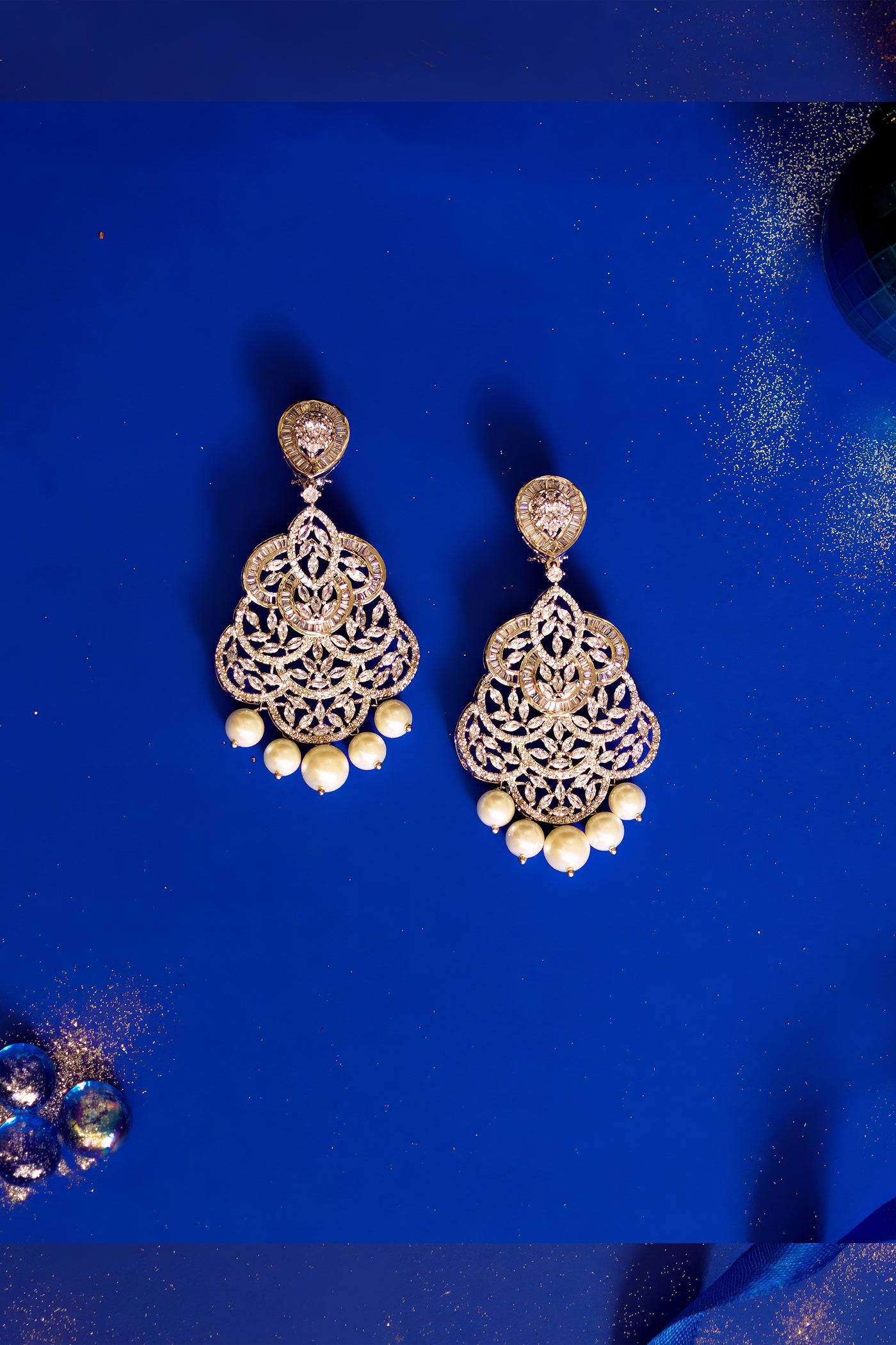 Zevar Era Diamond Earrings indian designer wear online shopping melange singapore