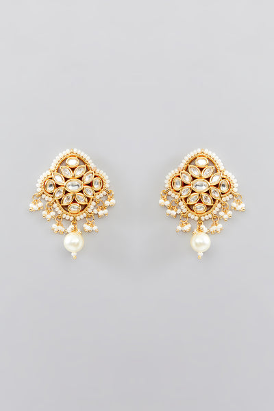 Zevar Kundan Stones Necklace indian designer wear online shopping melange singapore