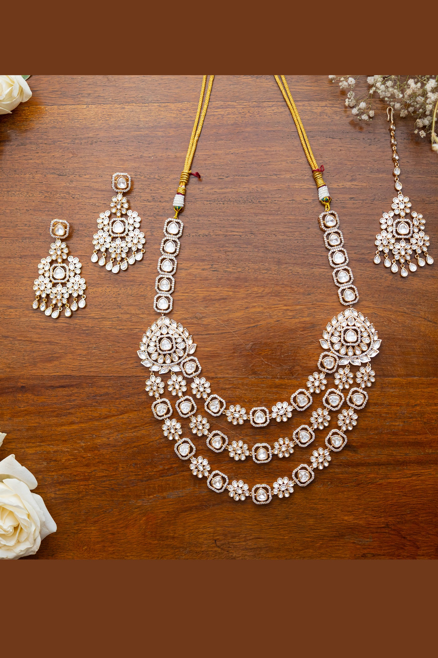 Polki Necklace Set