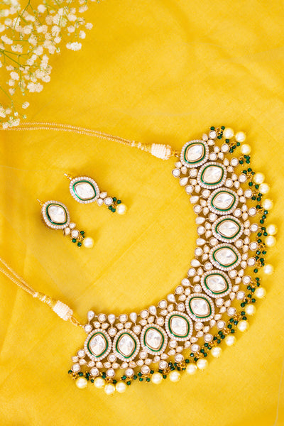 Zevar Traditional Polki Set Indian designer wear online shopping melange singapore