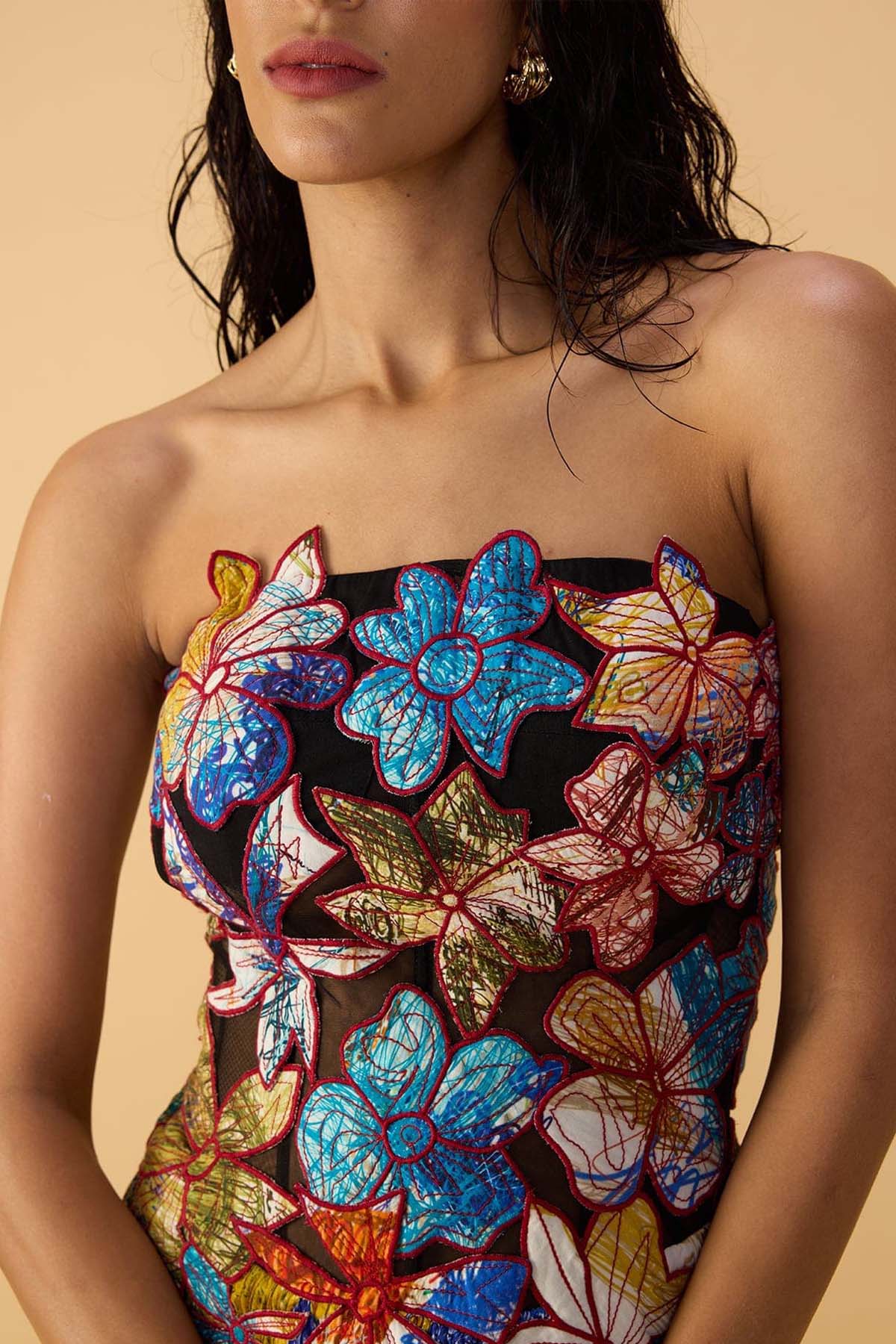 Saaksha & Kinni Elita Dress indian designer wear online shopping melange singapore 