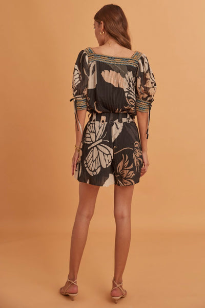 Verb Flora Shorts indian designer wear online shopping melange singapore