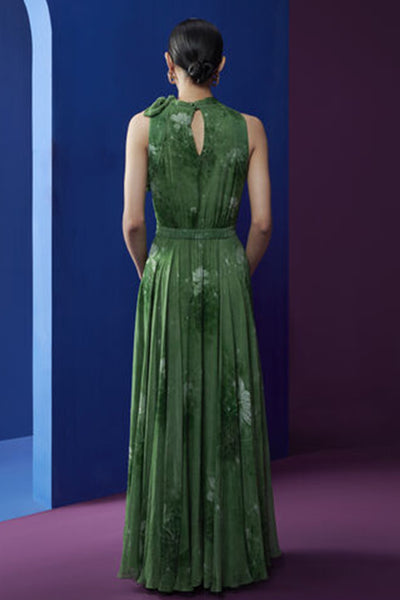 Anita Dongre Wisteria Dress Green western indian designer wear online shopping melange singapore