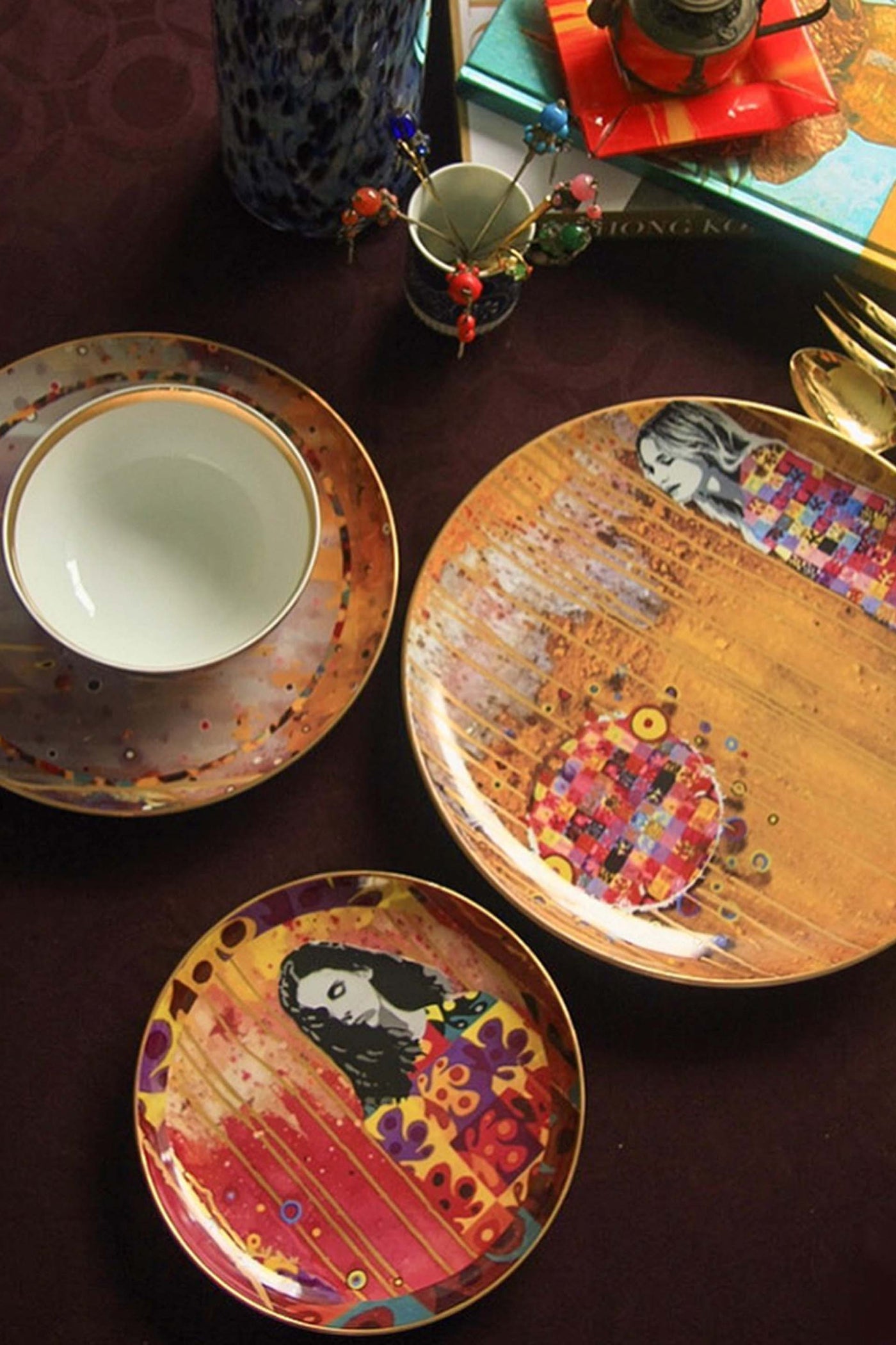 Dinnerware Set Luna Oro