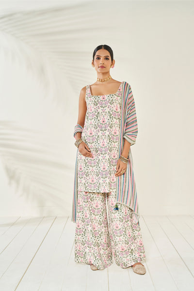 Anita Dongre Antonia Sharara Set Cream festive indian designer wear online shopping melange singapore