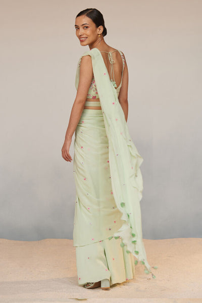 Anita Dongre Asterope Saree Pista indian designer wear online shopping melange singapore