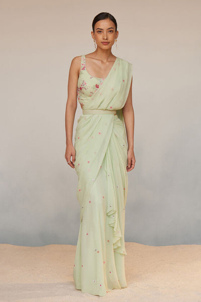 Anita Dongre Asterope Saree Pista indian designer wear online shopping melange singapore