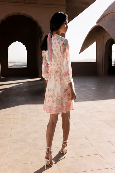 Anita Dongre Aviva Dress Pink western indian designer wear online shopping melange singapore