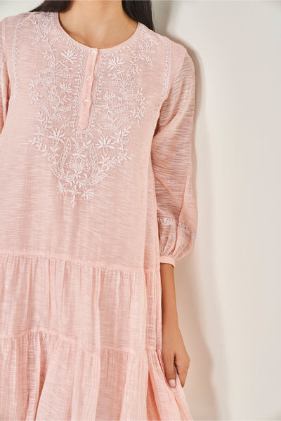 Anita Dongre Clover Dress pink western indian designer wear online shopping melange singapore