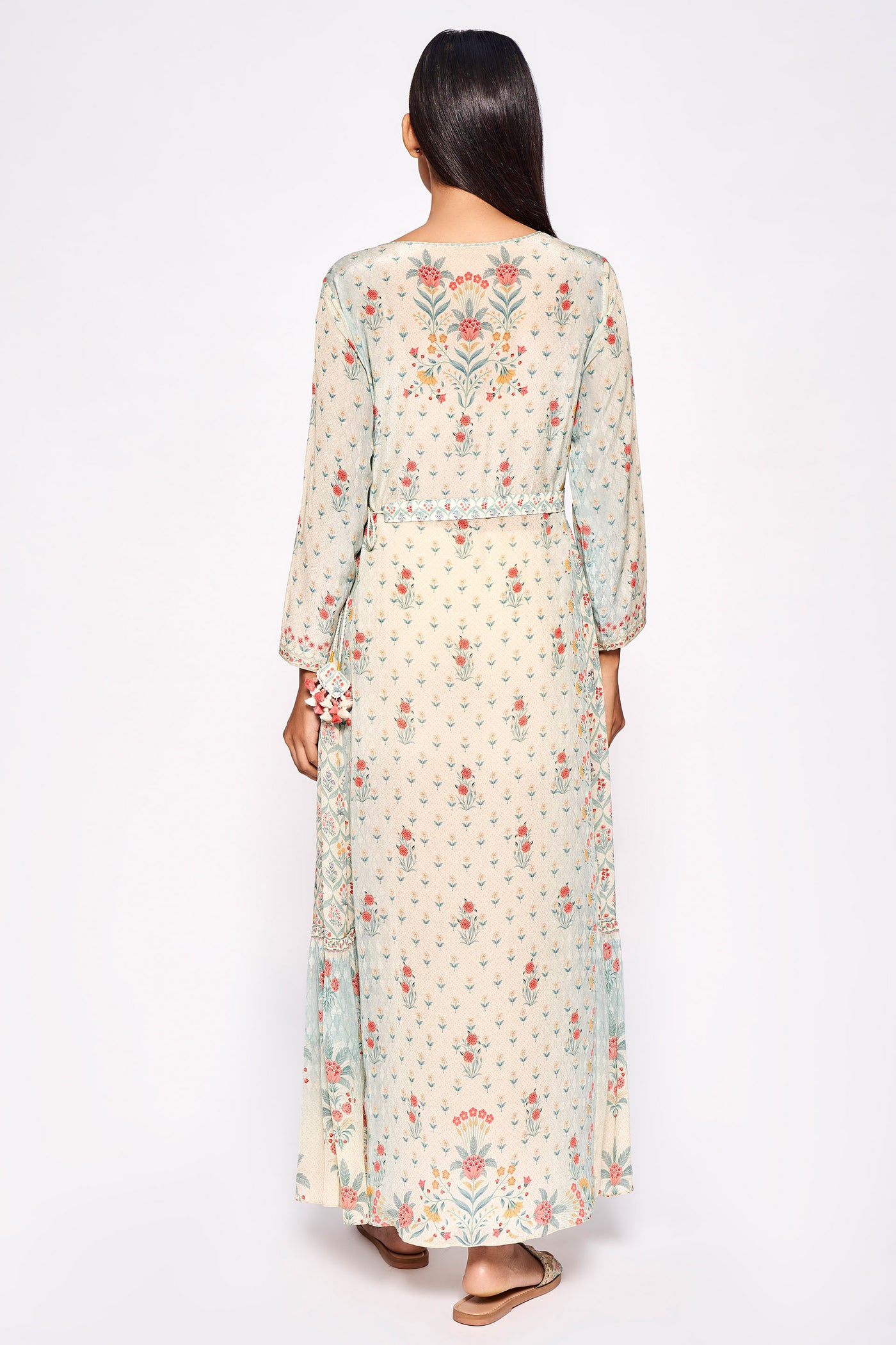 Anita Dongre Devina Dress Natural western indian designer wear online shopping melange singapore