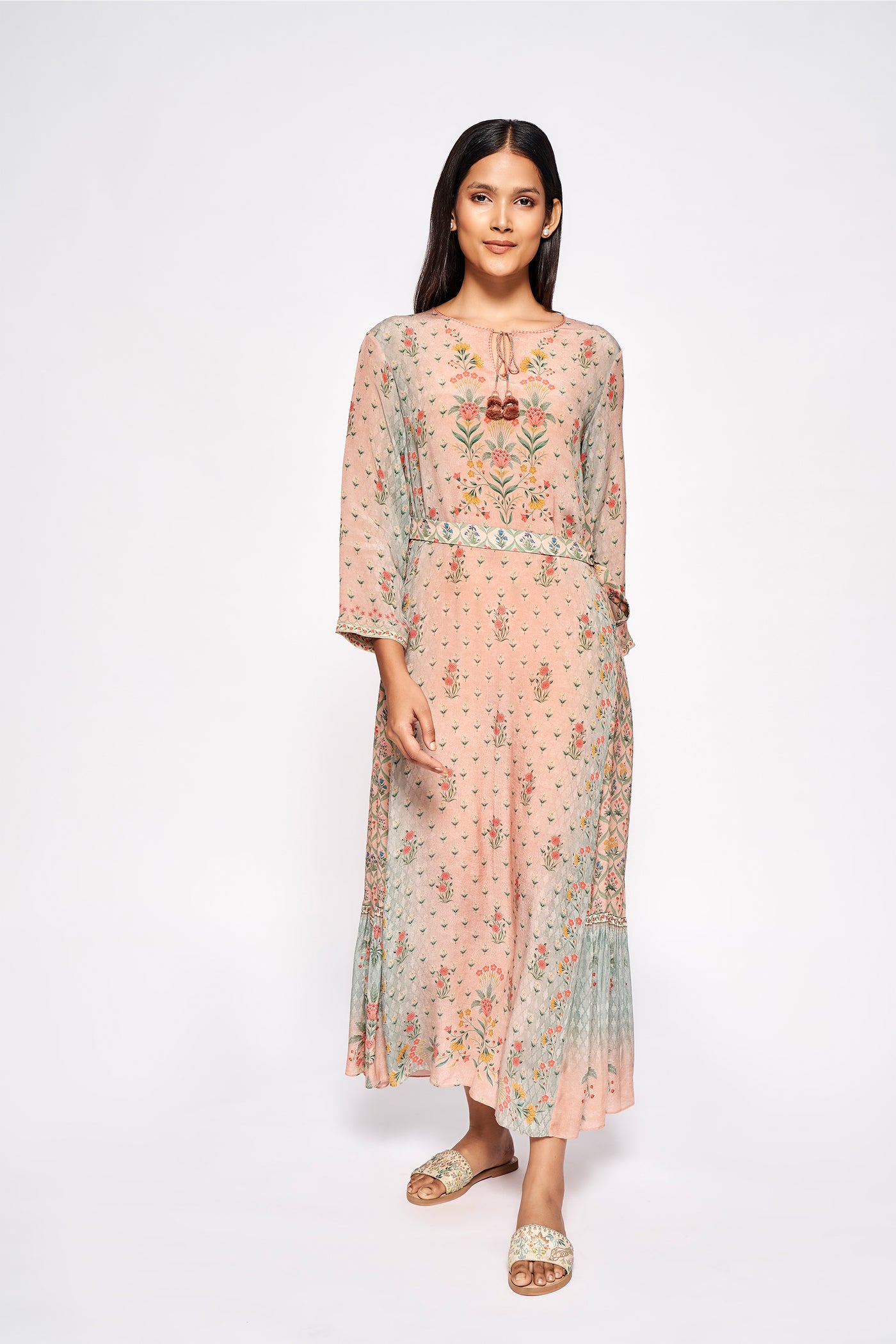 Anita Dongre Devina Dress Pink western indian designer wear online shopping melange singapore