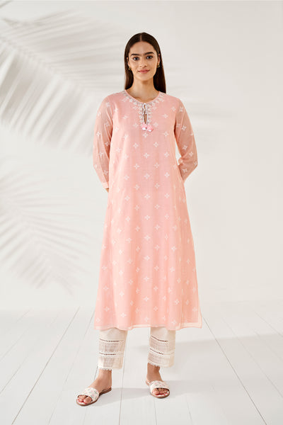 Anita Dongre Hirisha Kurta Blush online shopping melange singapore indian designer wear