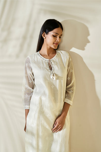 Anita Dongre Hirisha Kurta Natural online shopping melange singapore indian designer wear