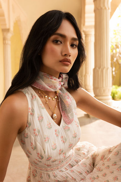 Anita Dongre Kasey Dress natural western indian designer wear online shopping melange singapore