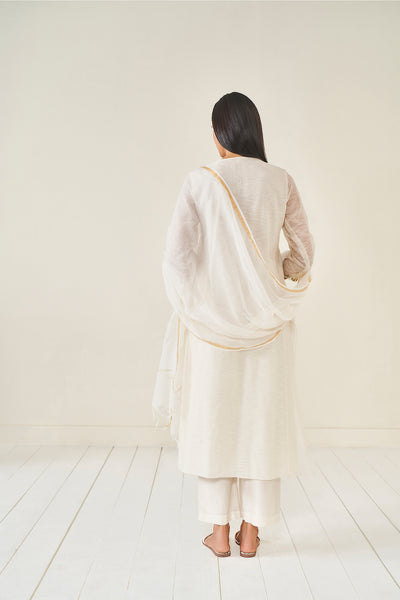 Anita Dongre Kayavi Kurta Set Natural festive indian designer wear online shopping melange singapore