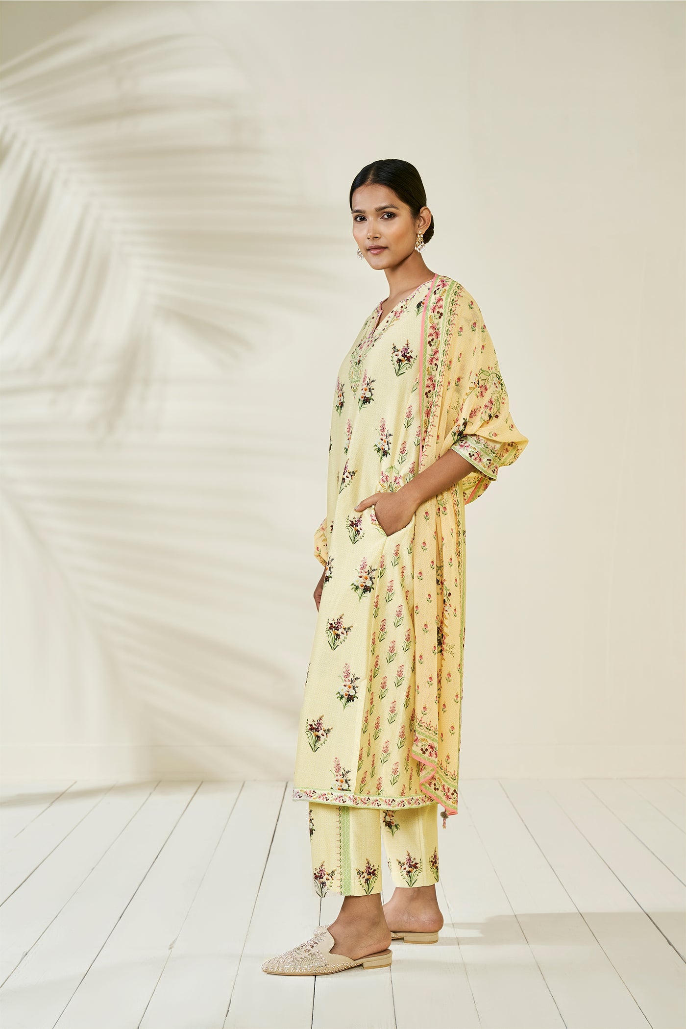 Anita Dongre Kunika Set Buttercup online shopping melange singapore indian designer wear