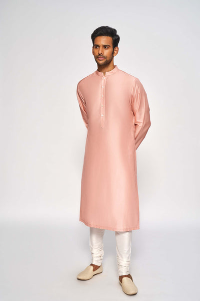 Anita Dongre menswear Ishir Kurta Pink festive indian designer wear online shopping melange singapore 