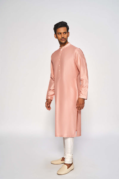 Anita Dongre menswear Ishir Kurta Pink festive indian designer wear online shopping melange singapore